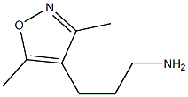 3-(3,5-DIMETHYLISOXAZOL-4-YL)PROPAN-1-AMINE Struktur