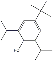 4-TERT-BUTYL-2,6-DIISOPROPYLPHENOL 97+% Struktur