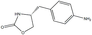 (R)-4-(4-AMINOBENZYL)-2-OXAZOLIDINONE Struktur