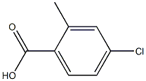 4-CHLORO-O-TOLUIC ACID 95% Struktur