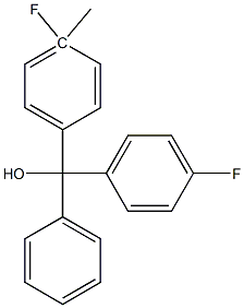 4,4''-DIFLUORO-4''-METHYLTRITYL ALCOHOL 95% Struktur