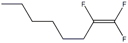 1,1,2-TRIFLUOROOCT-1-ENE 97% Struktur