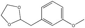 3-(1,3-DIOXOLAN-2-YLMETHYL)ANISOLE 96% Struktur