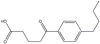 5-(4-N-BUTYLPHENYL)-5-OXOVALERIC ACID 95% Struktur