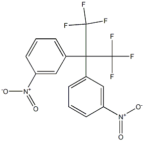 2,2-BIS(3-NITROPHENYL)HEXAFLUOROPROPANE 99+% Struktur