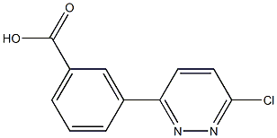 3-(6-CHLOROPYRIDAZIN-3-YL)BENZOIC ACID, 95+% Struktur