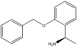 (1R)-1-[2-(BENZYLOXY)PHENYL]ETHANAMINE Struktur