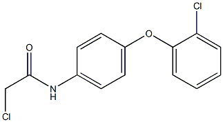 2-CHLORO-N-[4-(2-CHLOROPHENOXY)PHENYL]ACETAMIDE Struktur