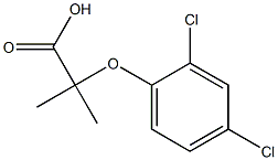 2-(2,4-DICHLOROPHENOXY)ISOBUTYRIC ACID Struktur