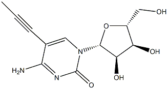 5-PROPYNYLCYTIDINE, HPLC PURIFIED, 98% PURE WITH HPLC UV CHROMATOGRAM Struktur