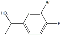 (1S)-1-(3-BROMO-4-FLUOROPHENYL)ETHANOL Struktur