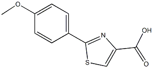 2-(4-METHOXYPHENYL)THIAZOLE-4-CARBOXYLIC ACID, 95+% Struktur