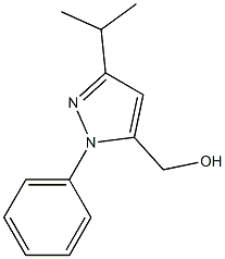 5-HYDROXYMETHYL-3-ISOPROPYL-N-PHENYL PYRAZOLE Struktur