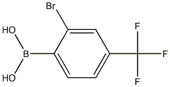 2-BROMO-4-(TRIFLUOROMETHYL)PHENYLBORONIC ACID ,98% Struktur