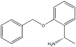 (1S)-1-[2-(BENZYLOXY)PHENYL]ETHANAMINE Struktur