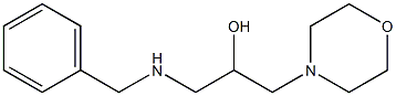 1-Benzylamino-3-morpholin-4-yl-propan-2-ol Struktur