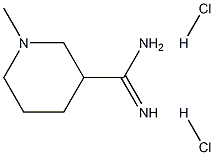 1-Methyl-piperidine-3-carboxamidine 2HCl Struktur