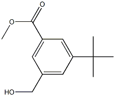 METHYL 3-TERT-BUTYL-5-HYDOXYMETHYL-BENZOATE Struktur