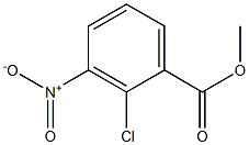 METHYL 2-CHLORO-NITRO-BENZOATE Struktur