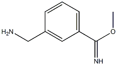 3-AMINOMETHYL-BENZIMIDIC ACID METHYL ESTER Struktur