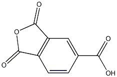 1,3-DIHYDRO-1,3-DIOXOISOBENZOFURAN-5-CARBOXYLIC ACID Struktur