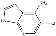 5-CHLORO-1H-PYRROLO[2,3-B]PYRIDIN-4-AMINE Struktur