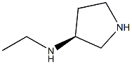 (S)-(-)-3-(ETHYLAMINO)-PYRROLIDINE Struktur