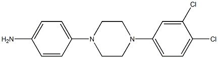 1-(3,4-DICHLOROPHENYL)-4-(4-AMINOPHENYL )PIPERAZINE Struktur