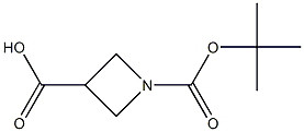 1-BOC-3-AZETIDINE-CARBOXYLIC ACID Struktur