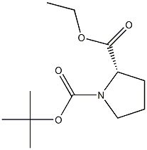 N-BOC-L-PROLINE ETHYL ESTER Struktur