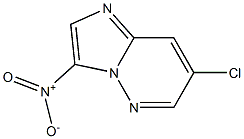 7-Chloro-3-nitroimidazo[1,2-b]pyridazine Struktur