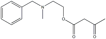 ACETOACETIC ACID 2-(N-BENZYL-N-METHYLAMINO)ETHYL ESTER Struktur