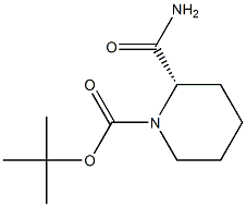 (S)-1-BOC-PIPERIDINE-2-CARBOXYAMIDE Struktur