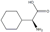 (S)-2-amino-2-cyclohexylacetic acid Struktur