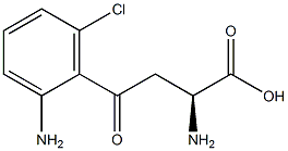 6-CHLOROKYNURENIC ACID Struktur