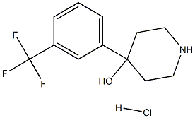 (4-(3-TRIFLUOROMETHYL)PHENYL)-4-HYDROXYPIPERIDINE HYDROCHLORIDE Struktur