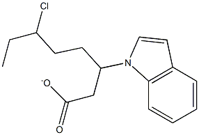 6-CHLORO-3-INDOLYLCAPRYLATE Struktur