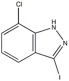 7-CHLORO-3-IODOINDAZOLE Struktur