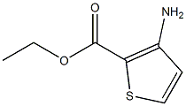 3-AMINOTHIOPHENE-2-CARBOXYLIC ACID ETHYL ESTER Struktur