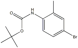 N-(TERT-BUTOXYCARBONYL)-4-BROMO-2-METHYLANILINE Struktur