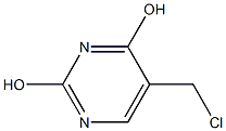 5-CHLOROMETHYL-2,4-DIHYDROXYPYRIMIDINE Struktur