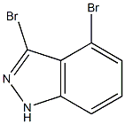 3,4-DIBROMOINDAZOLE Struktur