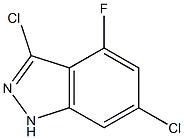 3,6-DICHLORO-4-FLUOROINDAZOLE Struktur