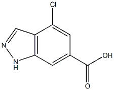 4-CHLOROINDAZOLE-6-CARBOXYLIC ACID Struktur