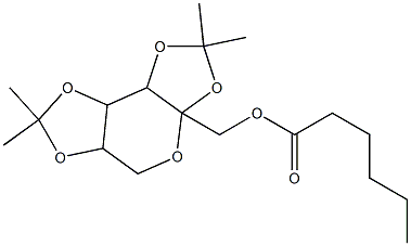 HEXANOIC ACID 2,2,7,7-TETRAMETHYL-TETRAHYDRO-BIS[1,3]DIOXOLO[4,5-B:4'',5''-D]PYRAN-3A-YLMETHYL ESTER Struktur