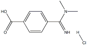 N,N-Dimethyl-4-carboxybenzamidine hydrochloride Struktur