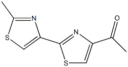 4-acetyl-2-(2-methylthiazol-4-yl)thiazole, tech Struktur