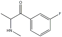 1-(3-FLUOROPHENYL)-2-(METHYLAMINO)PROPAN-1-ONE Struktur