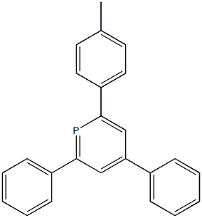 2-(4-methylphenyl)-4,6-diphenyl-phosphinine Struktur