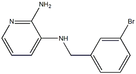 N3-(3-Bromo-benzyl)-pyridine-2,3-diamine Struktur